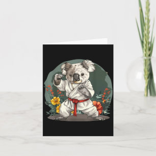 Carte Judo Koala Nature Kickboxing Taekwondo Arts Martia