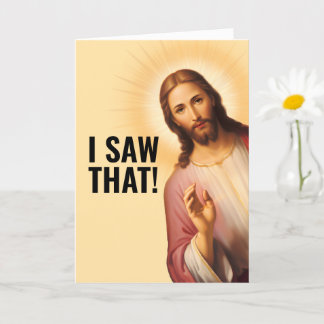 Carte Juge Jésus - J'AI VU QUE