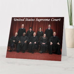 Carte Juges de la Cour Suprême des Etats-Unis 2018 - Sce