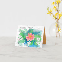 Juillet Anniversaire Eau Lily Larkspur Fleur de na