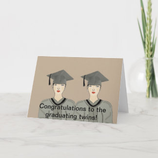 Carte jumeaux diplômée