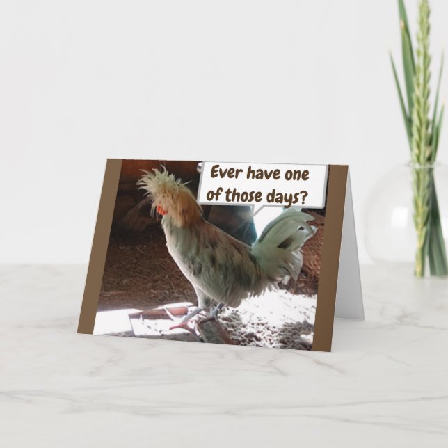 CARTE ***JUMELLE*** A UN MAUVAIS JOUR POUR SON ANNIVERSA (Devant)