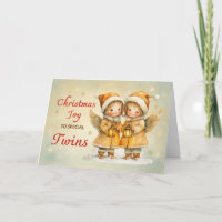 Jumelles Filles Noël Ange Joie et Merveille