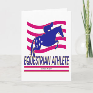 Carte Jumper Equestrian Athlete Card