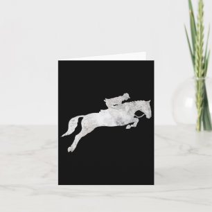 Carte Jumping Galloping Horse Horseck Équitation Hor Vin