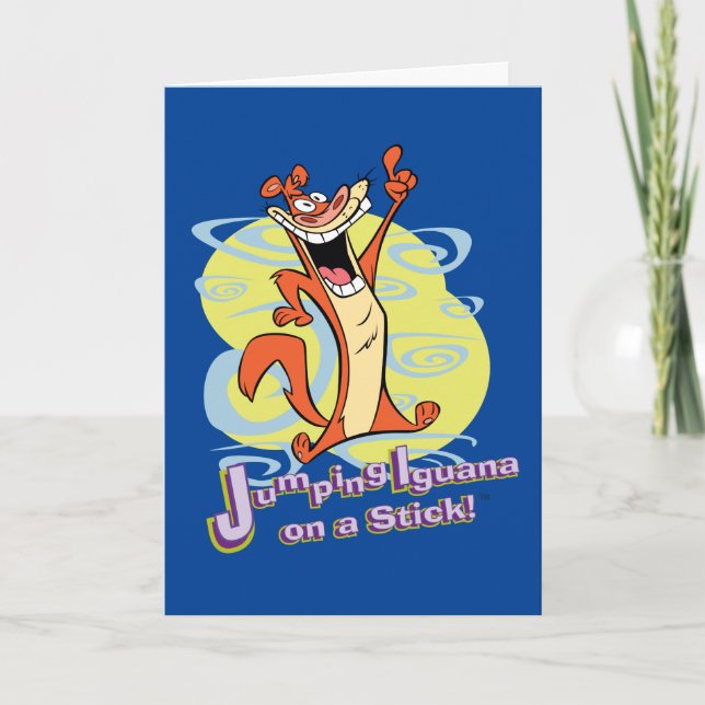 Carte Jumping Igauna on a Stick!™ (Devant)