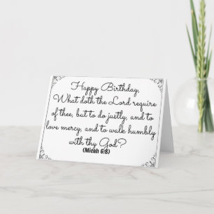 Carte June 8 Bible Birthday