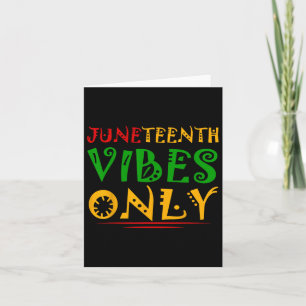 Carte Junetdix Vibes Depuis 1865 Melanin Black Girl Grat