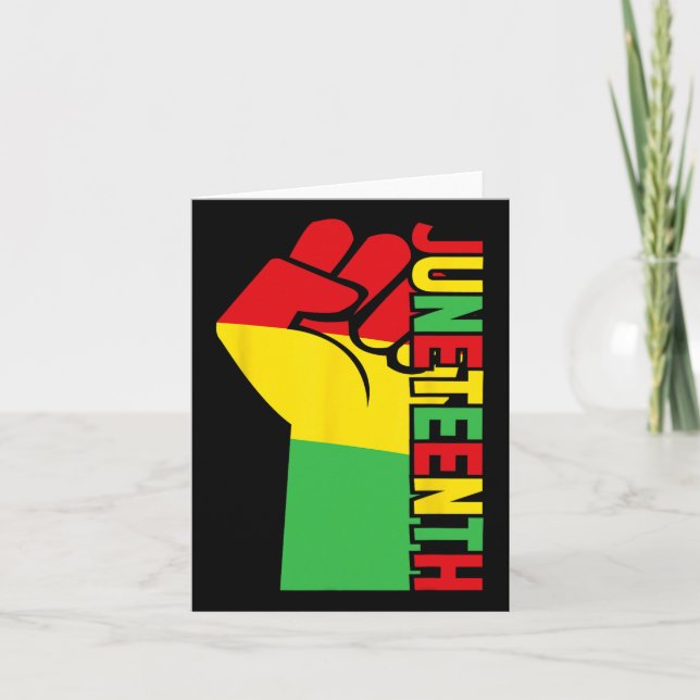 Carte Juneteenth 1  (Devant)