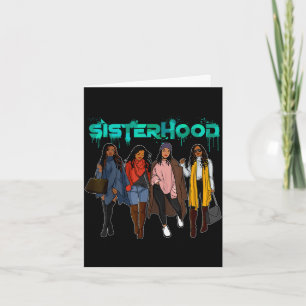 Carte Juneteenth sororité sœurs copines