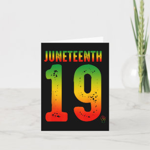 Carte Junetten Ancêtres noirs afro-américains Liberedo