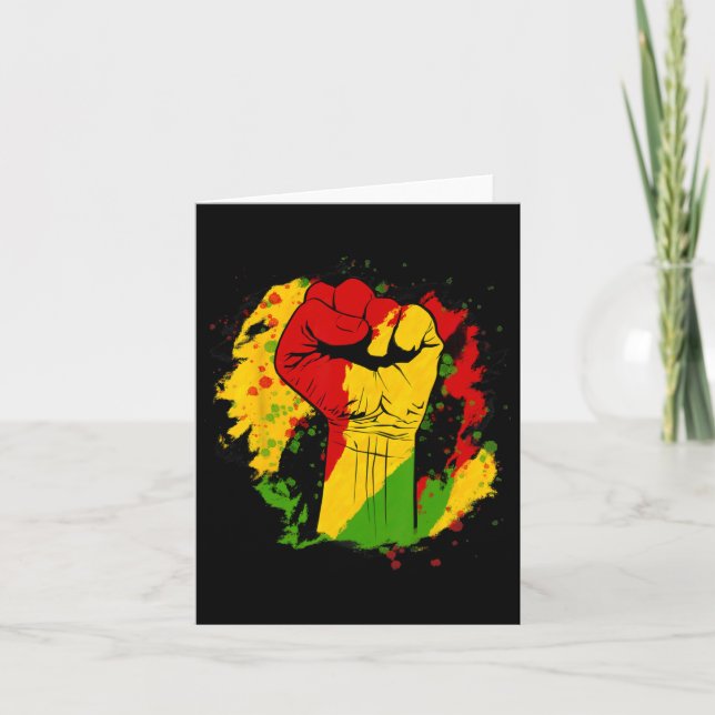 Carte Junetten Vibes Noir Histoire Rouge Jaune Vert Bl (Devant)