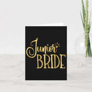 Carte Junior Mariée Fête de mariage Groom Enfants
