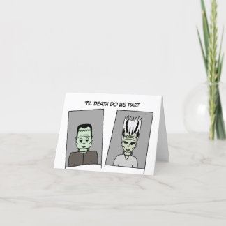 Carte 'Jusqu'à ce que la mort nous sépare'