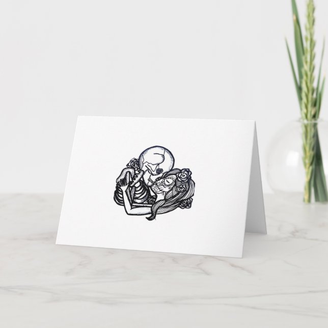 Carte Jusqu'à ce que la mort nous sépare Classique – Crâ (Devant)
