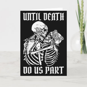 Carte Jusqu'à ce que la mort nous sépare Saint-Valentin 