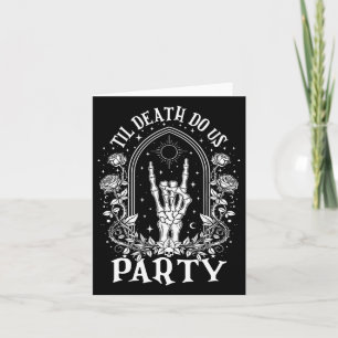 Carte Jusqu'à la mort Fêtons-nous Rétro Halloween Chelor