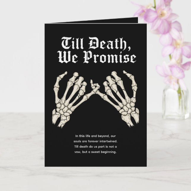 Carte Jusqu'à la mort que nous promettons (Orchidée)