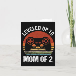 Carte Jusqu'À Maman De 2 Gamer Maman Mère Fête Mères Mam