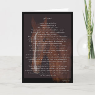 Carte Just a Horse Greeting Card