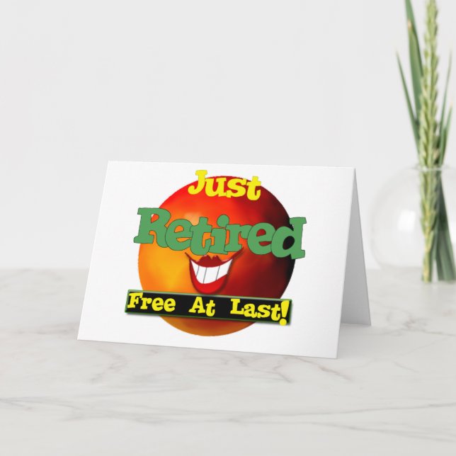 Carte Juste à la retraite (Devant)