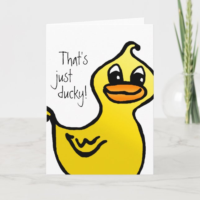 Carte Juste Ducky ! (Devant)