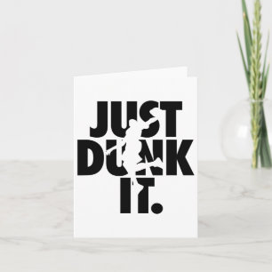Carte Juste Dunk It Sketll Silhouette