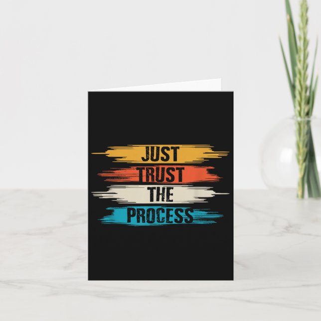 Carte Juste Faire Confiance Au Processus _ Inspiration M (Devant)