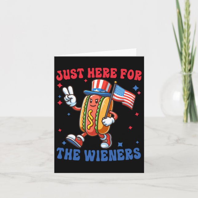 Carte Juste Ici Pour Le 4 juillet (Devant)