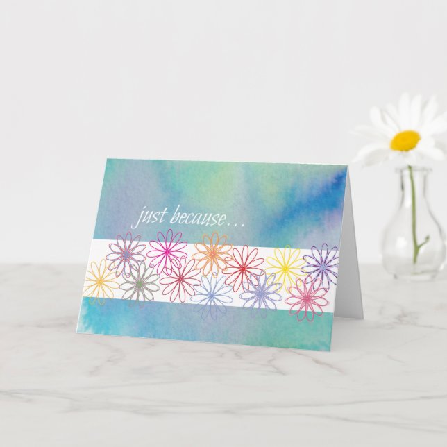 Carte Juste Parce Que (Petite plante)