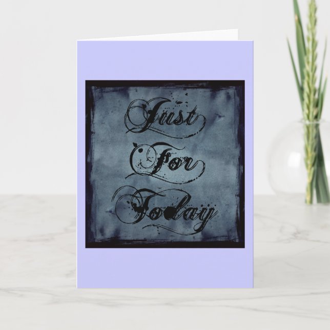 Carte Juste pour aujourd'hui (Devant)