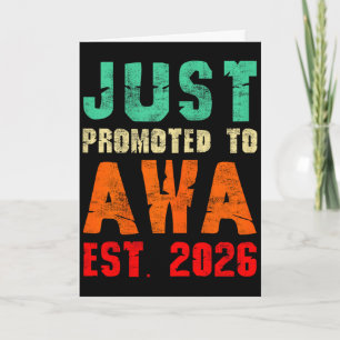 Carte Juste promu à awa est 2026 vintage grand-mère 26 J