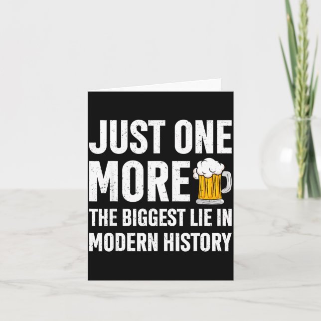 Carte Juste un de plus Le plus gros mensonge de l'histoi (Devant)