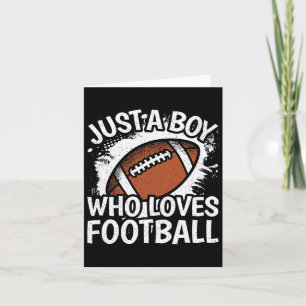 Carte Juste un garçon qui aime le football américain
