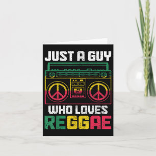 Carte Juste un type qui aime le reggae Music Jamaïque Vi