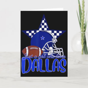 Carte Juste Une Fille Qui Aime Dallas Tee Pour Femmes Ma