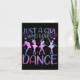 Carte Juste Une Fille Qui Aime Danser Fille Amante Danse