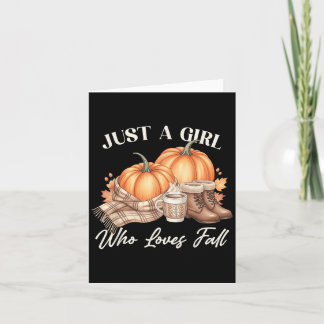 Carte Juste Une Fille Qui Aime Le Football De Citrouille