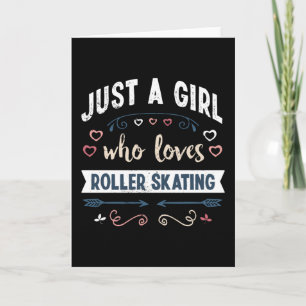 Carte Juste une fille qui aime les cadeaux amusants de p