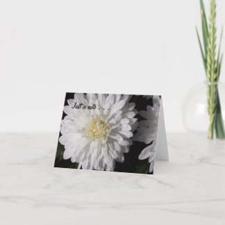 Carte Juste une note…