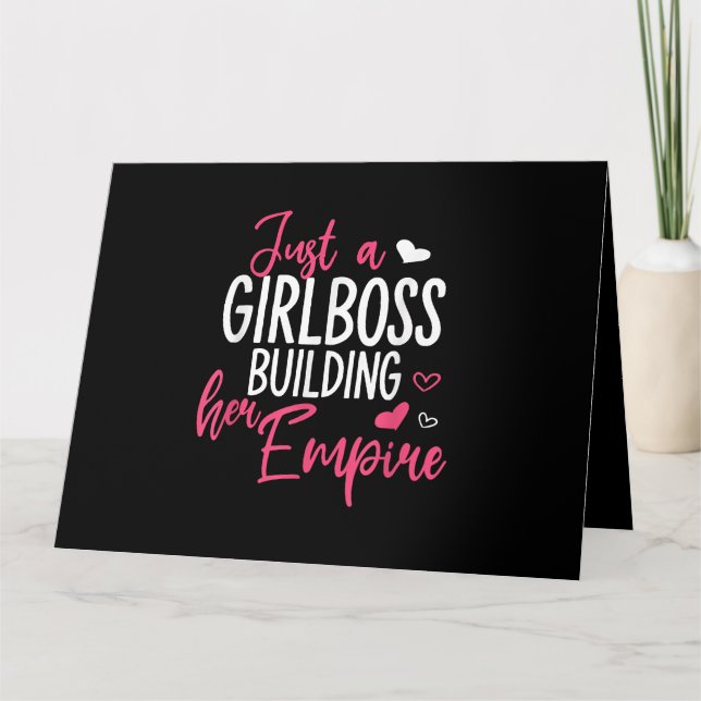 Carte Juste une patronne qui construit son empire femmes (Devant)