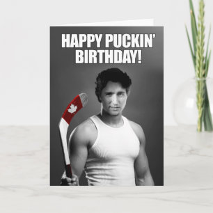 Carte Justin Trudeau : Joyeux anniversaire