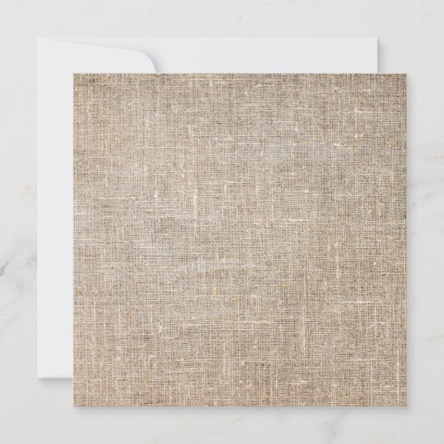 Carte Jute Textile (Devant)