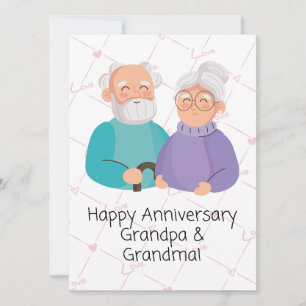Carte JW Anniversaire pour grands-parents