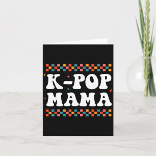 Carte K-p Mama Mignon Drôle K-p Musique Drame Maman Coré