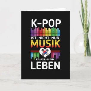 Carte K-Pop Music Kpop K Pop Life