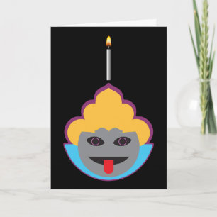 Carte Ka-Li Clupkitz Salutation d'anniversaire, Terriens