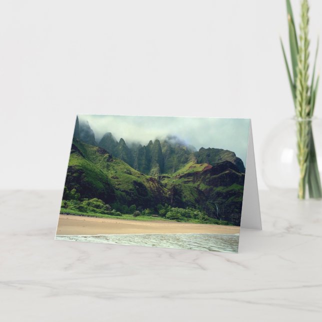 Carte Kalalau Beach & Waterfall (Devant)