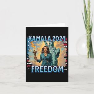 Carte Kamala 2024 Pour La Campagne Du Président Lady Lib
