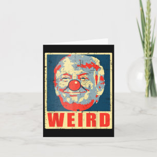 Carte Kamala Anti Trump Clown Vintage Retro Trump bizarr
